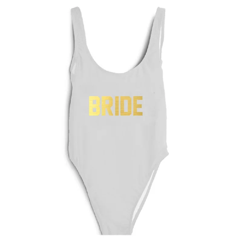 BRIDE [SWIMSUIT W/ GOLD TEXT]