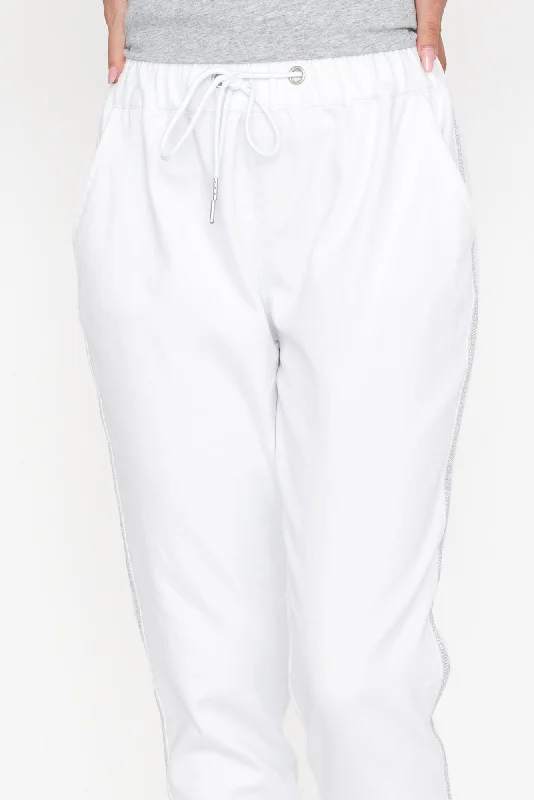 brooks-white-cotton-blend-jogger-pants