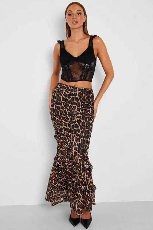 brown-animal-print-maxi-skirt-leopard-ruffle-mesh-maxi-sk2220b-33zb-1