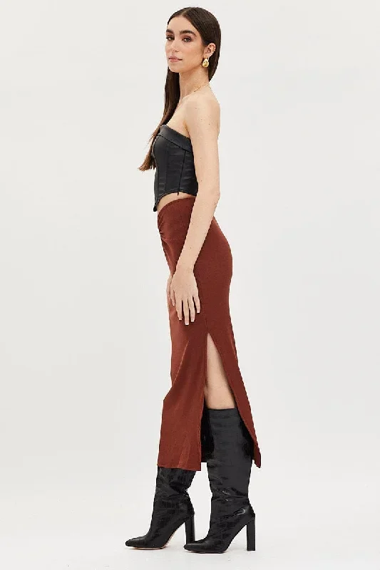 brown-maxi-skirt-high-rise-ring-detial-rib-jersey-sl9057-47mb