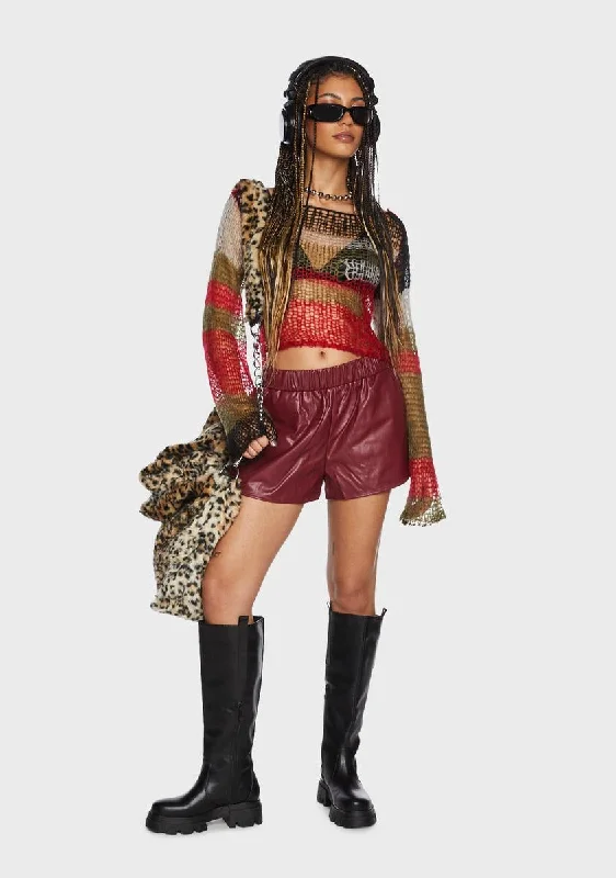 burgundy-count-on-me-vegan-leather-shorts