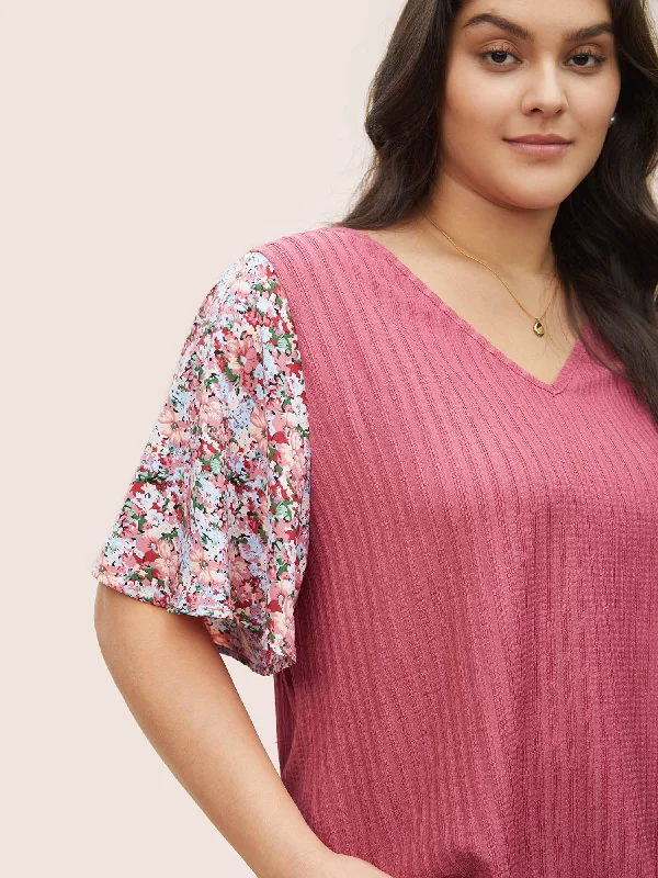 ditsy-floral-patchwork-plisse-flutter-sleeve-t-shirt