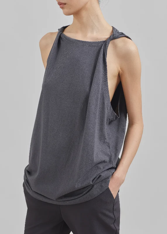 erika-twisted-sleeve-tank-charcoal