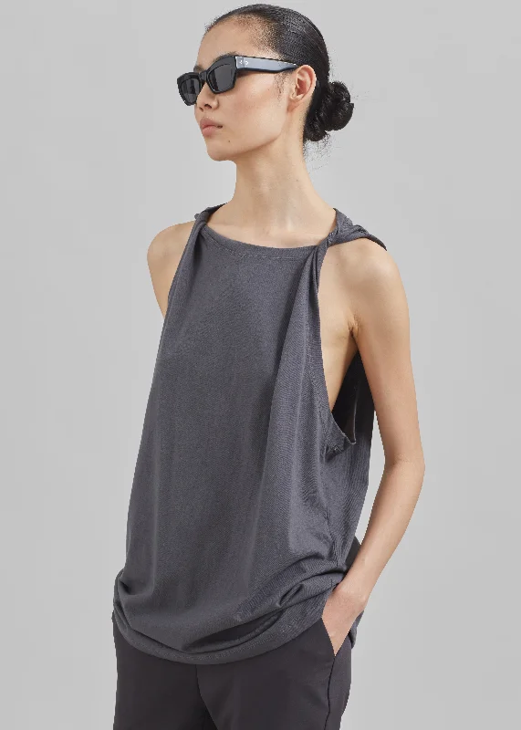 erika-twisted-sleeve-tank-charcoal