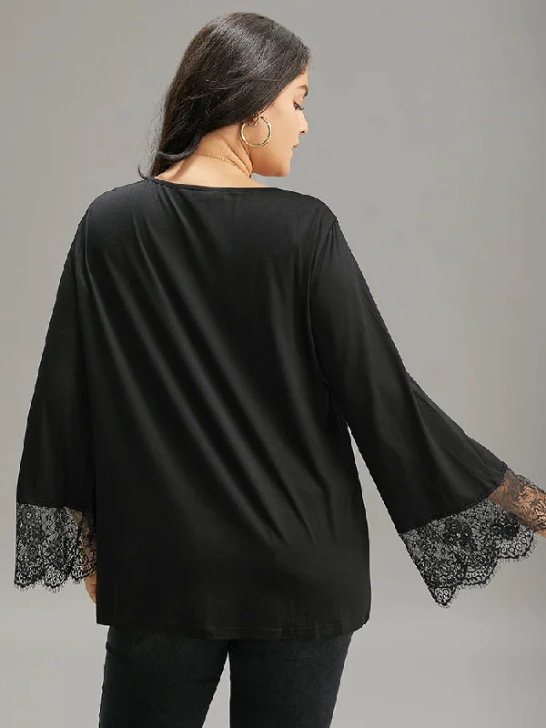 guipure-lace-crisscross-flutter-sleeve-t-shirt