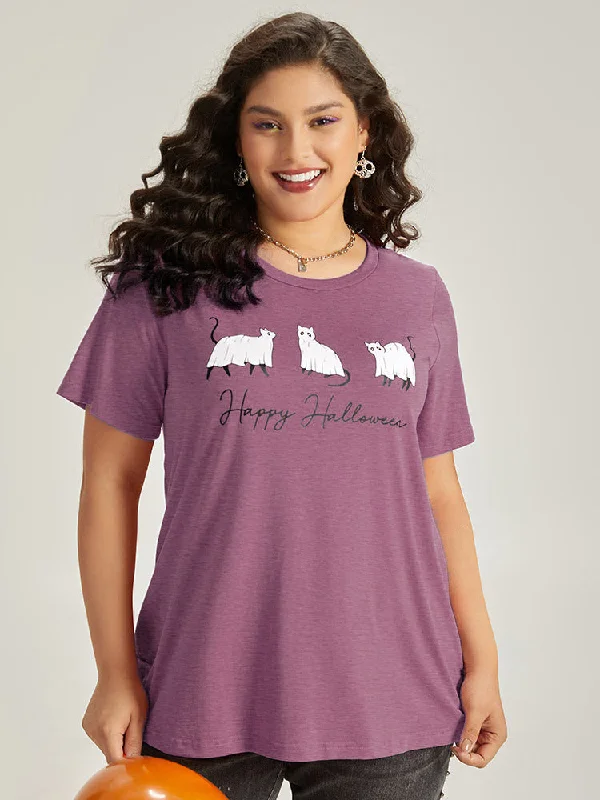 halloween-letter-animals-crew-neck-t-shirt