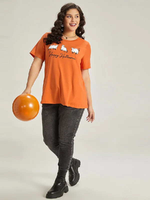 halloween-letter-animals-crew-neck-t-shirt