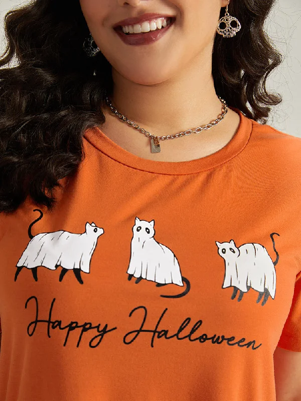 halloween-letter-animals-crew-neck-t-shirt