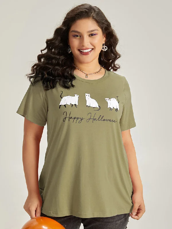 halloween-letter-animals-crew-neck-t-shirt