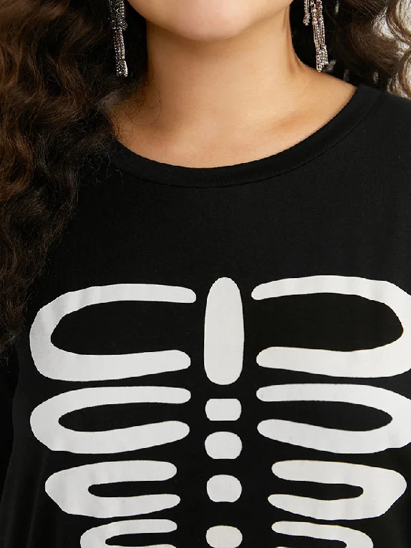 halloween-skull-print-crew-neck-t-shirt-1