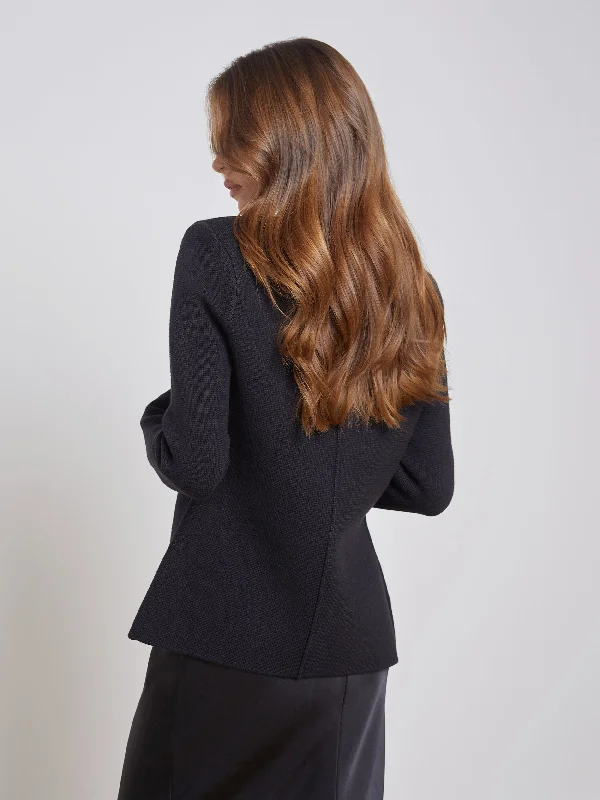 lacey-knit-blazer-black