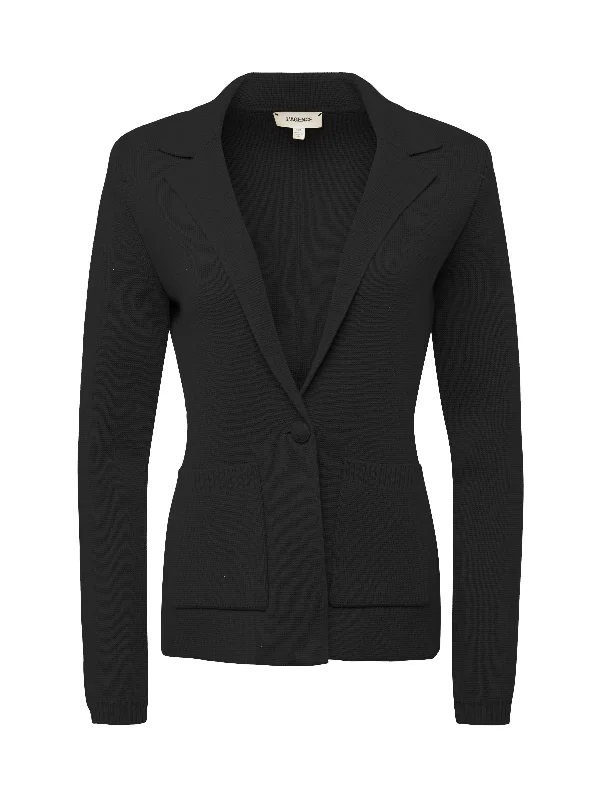 lacey-knit-blazer-black