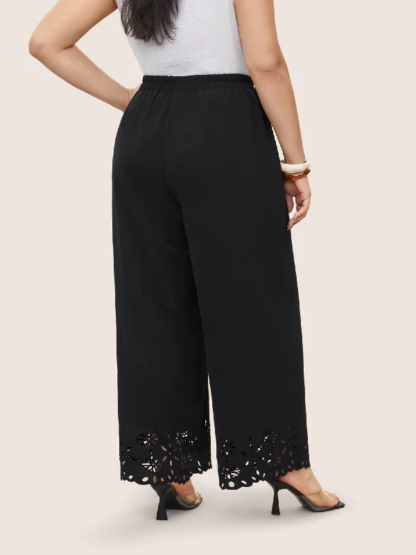 laser-cut-elastic-waist-wide-leg-pants