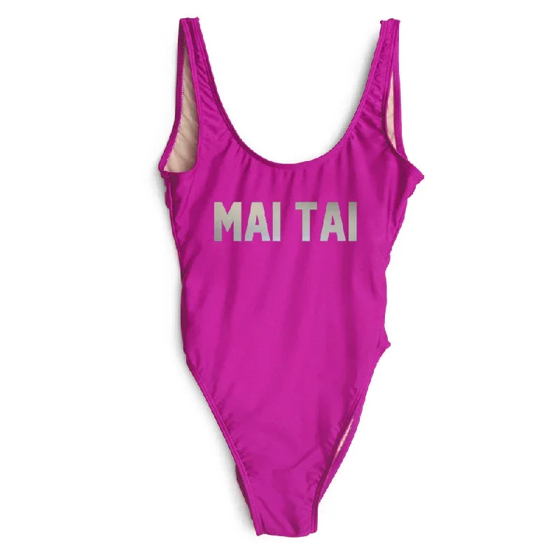 MAI TAI [SWIMSUIT // SILVER TEXT]