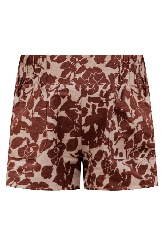 make-a-decision-brown-floral-shorts