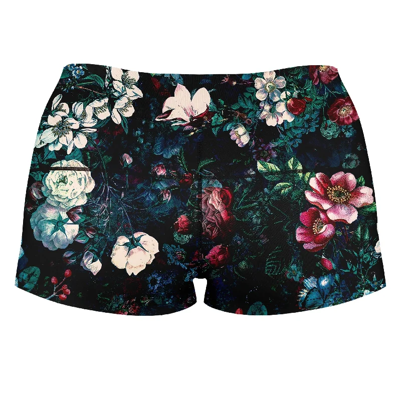 neon-land-high-waisted-womens-shorts