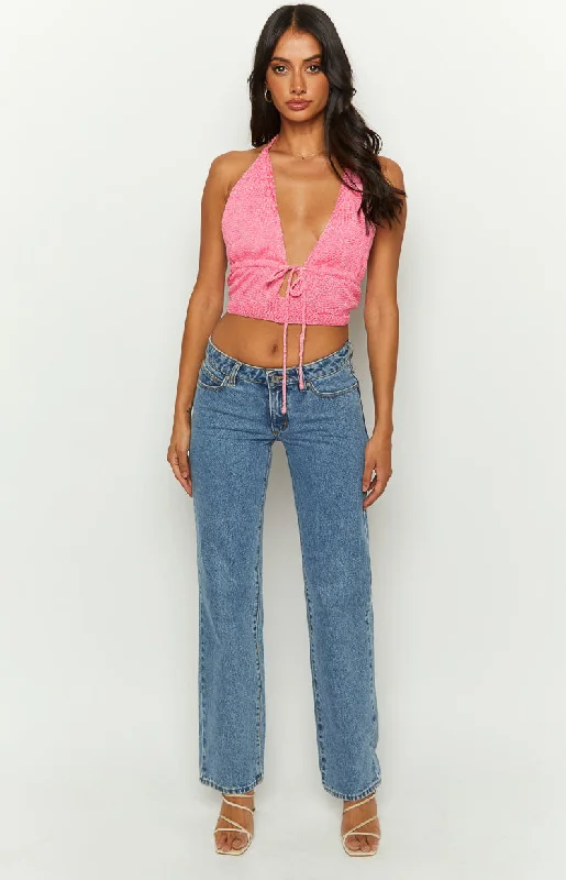 otto-pink-knit-crop-top