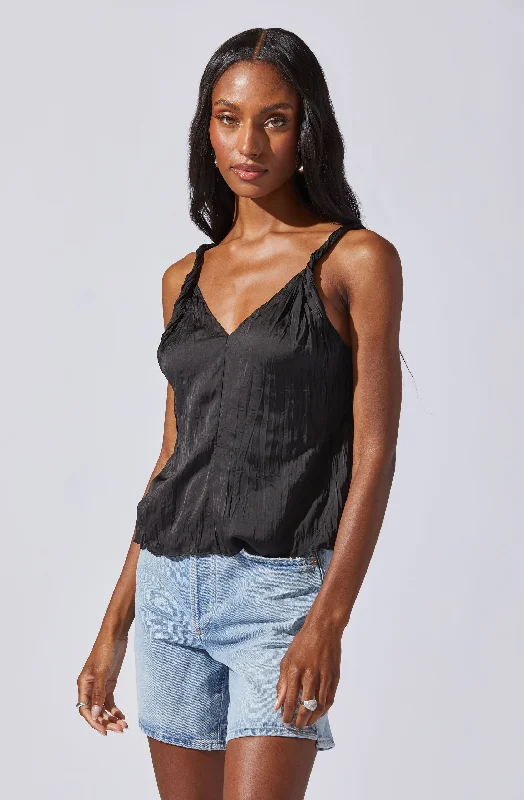 plisse-v-neck-top