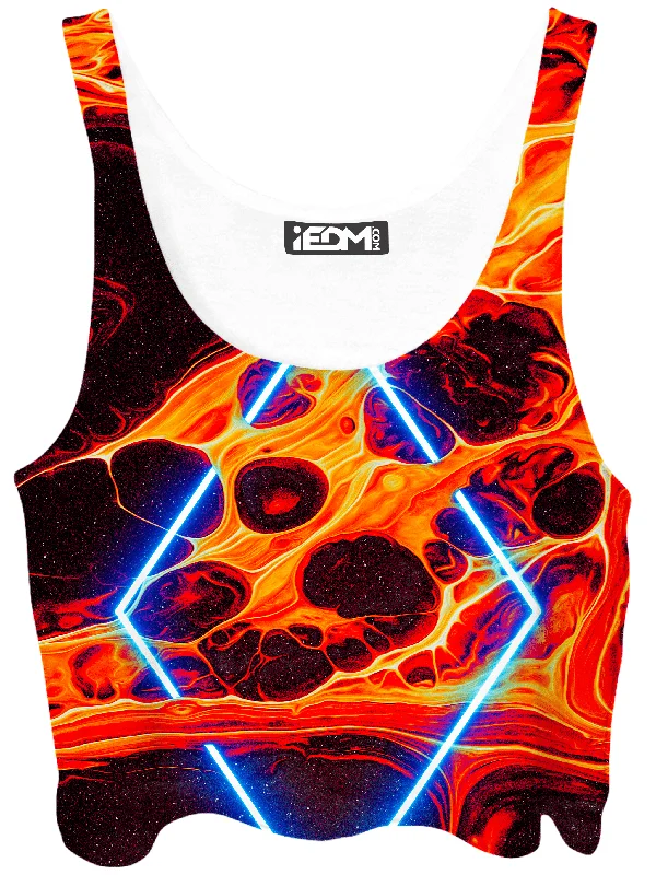 Portal Home Orange Crop Top