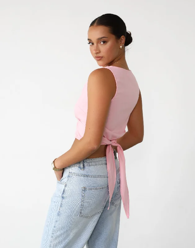 somi-linen-top-pink