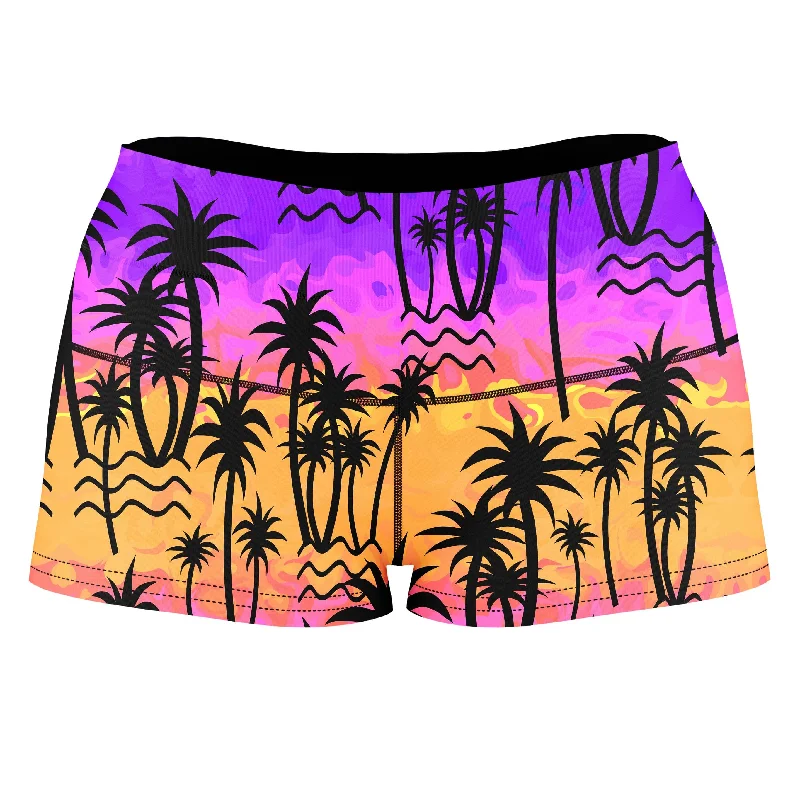 Sultry Summer High-Waisted Women's Shorts