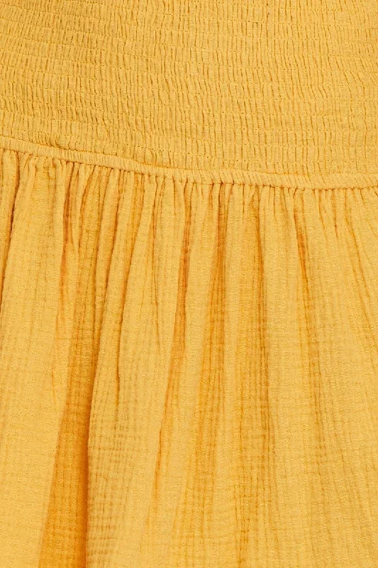 yellow-shirred-skater-skirt-ss9791x-f3-1